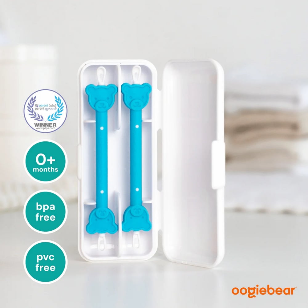 Oogiebear - Burun ve Kulak Temizleyici 2 Adet Mavi
