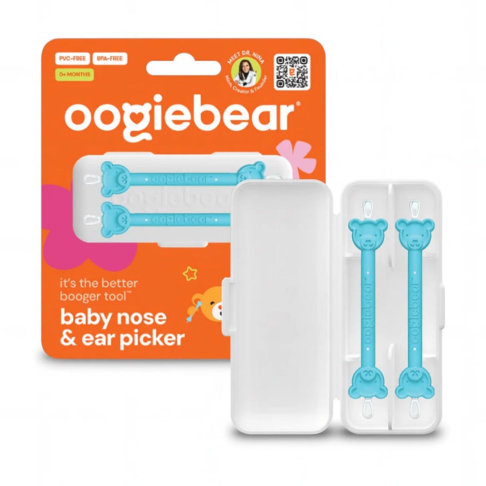 Oogiebear - Burun ve Kulak Temizleyici 2 Adet Mavi