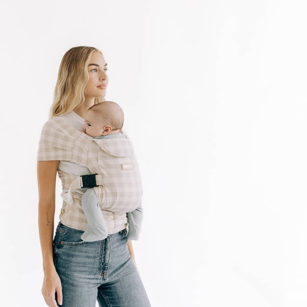 TushBaby - Pearl Wrap Kumaş Kanguru  Gingham