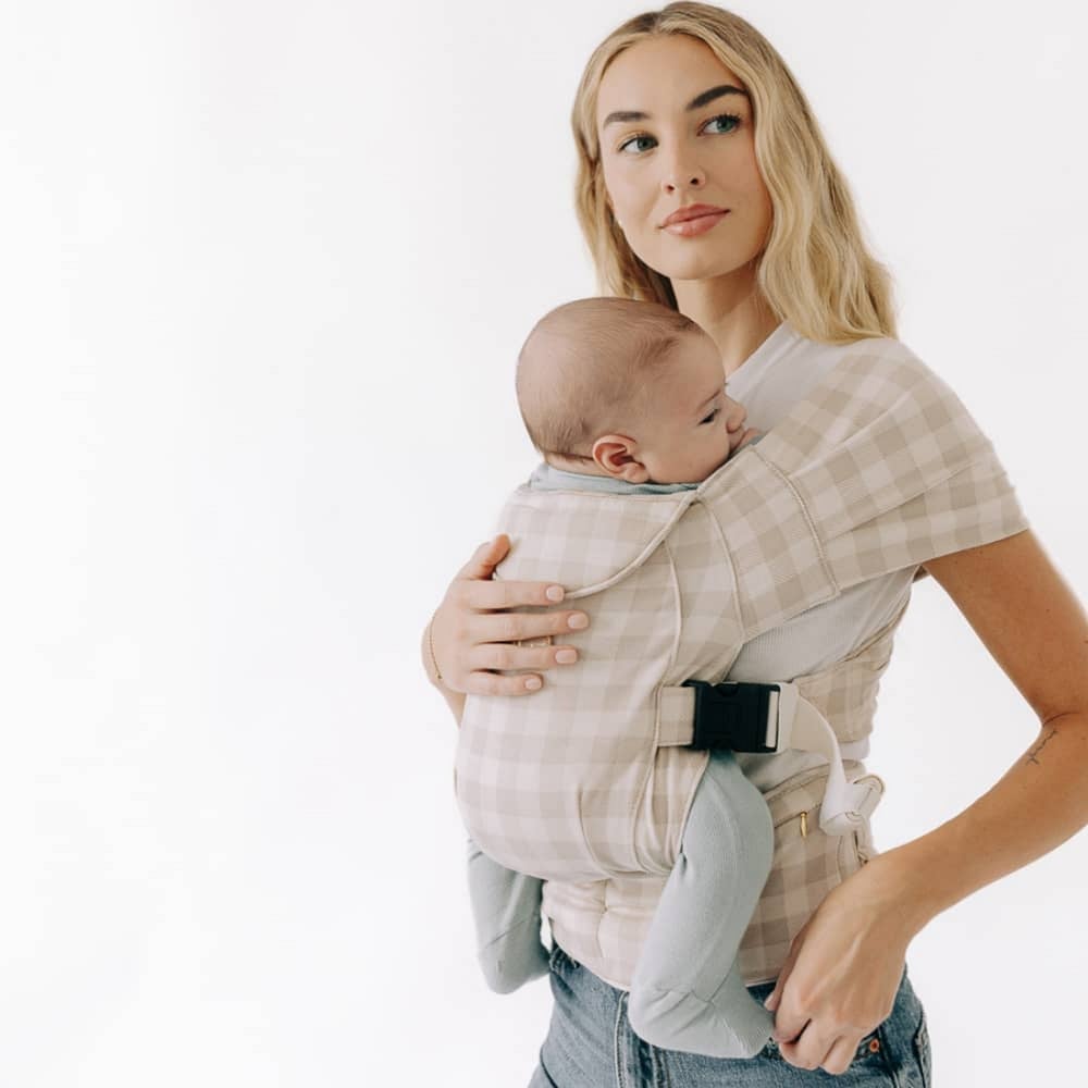 TushBaby - Pearl Wrap Kumaş Kanguru  Gingham
