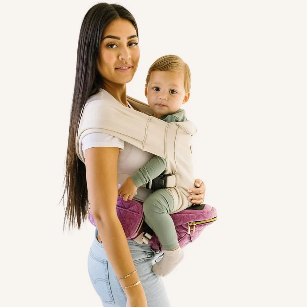 TushBaby - Snug Kanguru Eller Serbest Kullanım Aparatı Krem