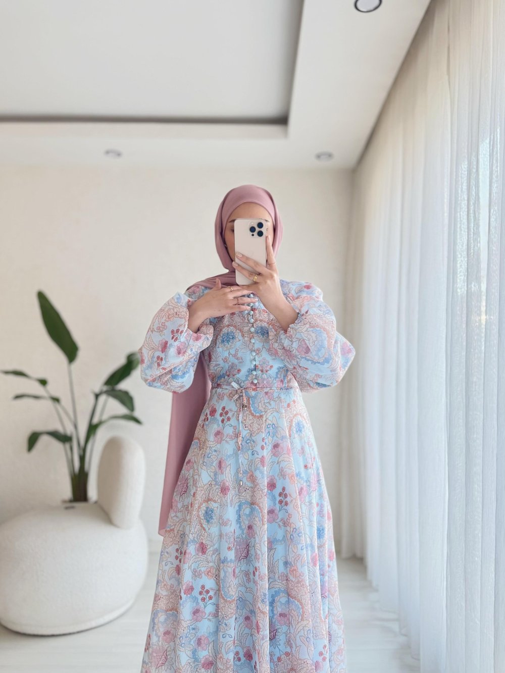 Aura Chiffon Elbise