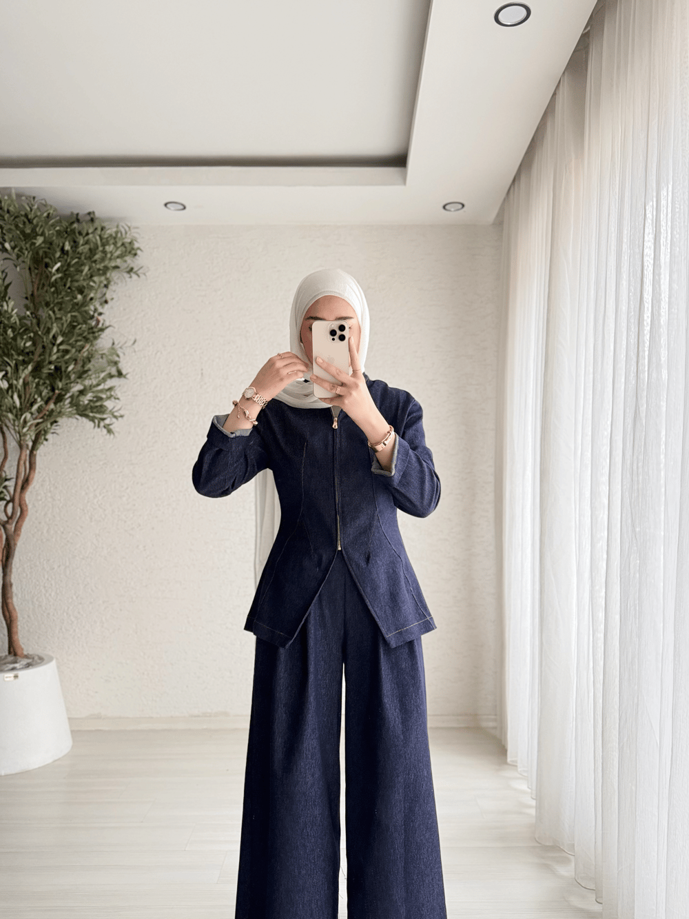 Denim Elegance Takım
