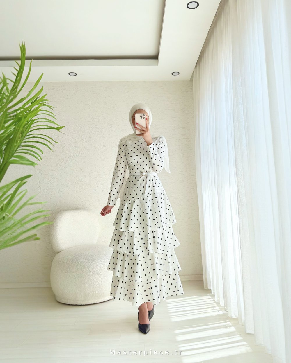 Polka Dot Elbise