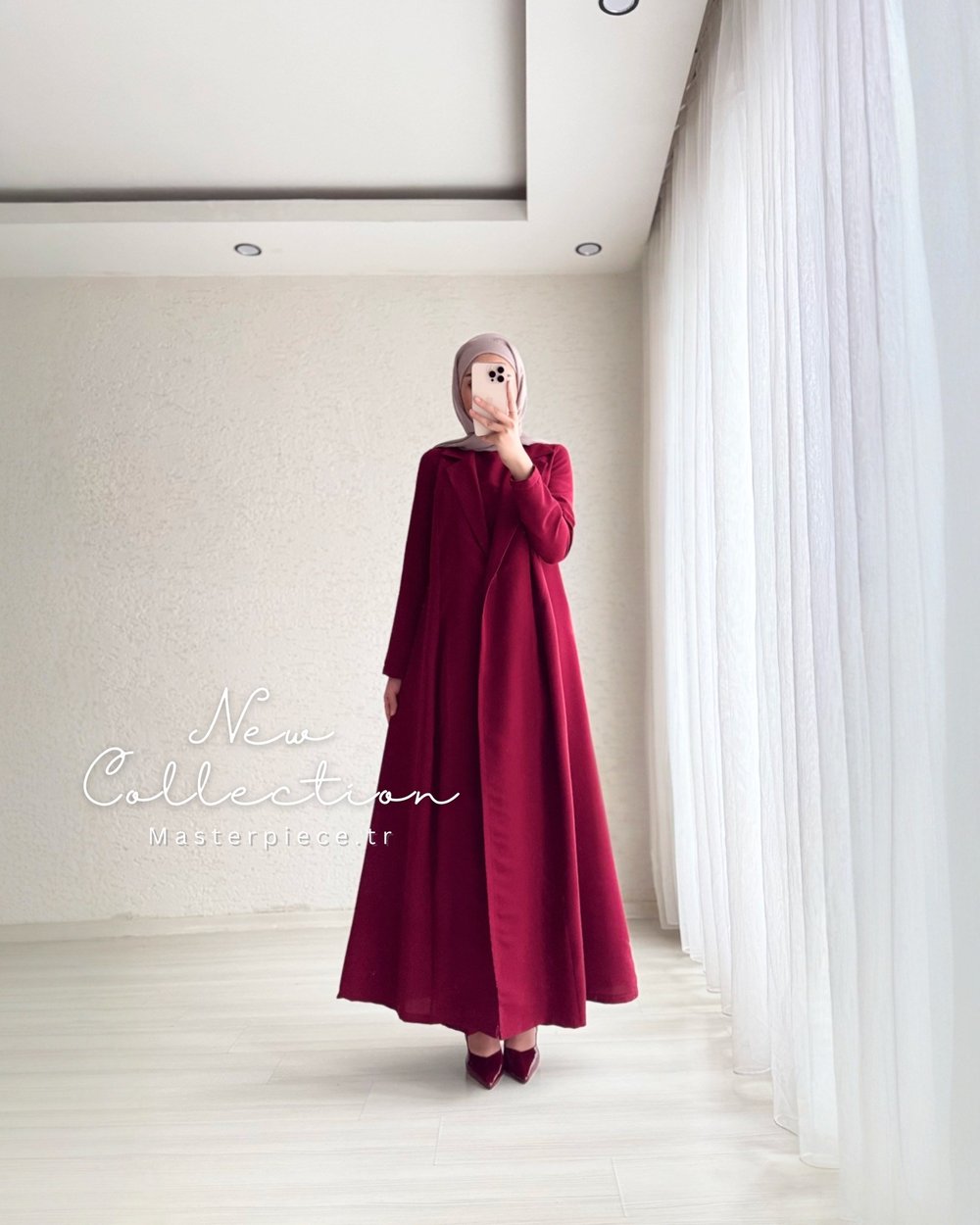 Rima Üçlü Takım (Pantolon Bluz Pelerin)