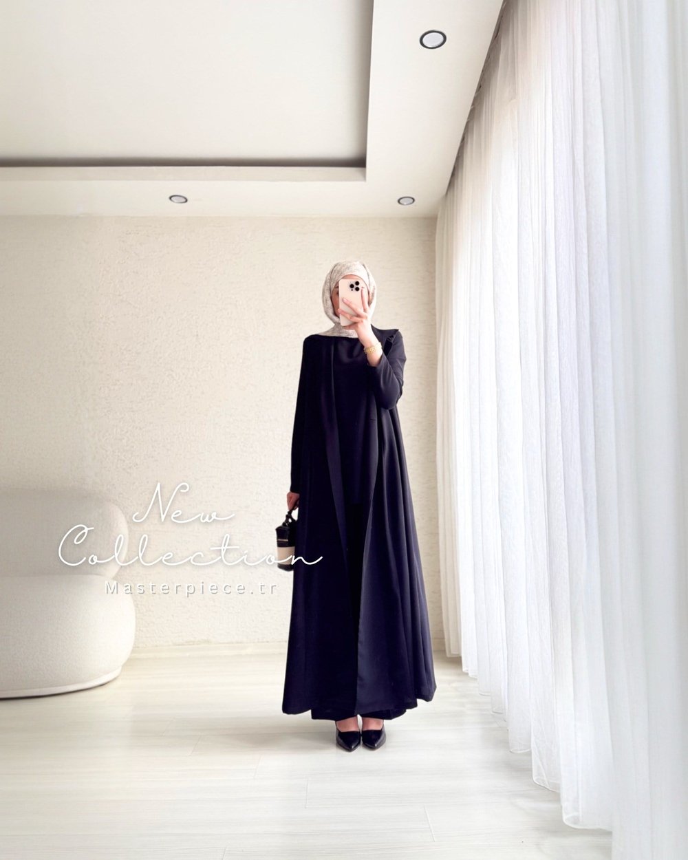 Rima Üçlü Takım (Pantolon Bluz Pelerin)