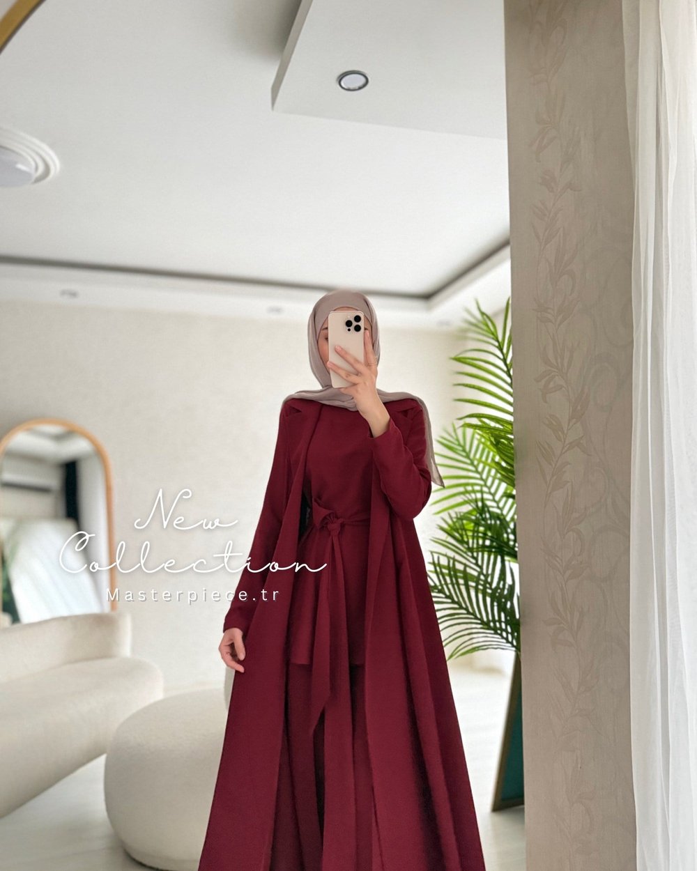Rima Üçlü Takım (Pantolon Bluz Pelerin)