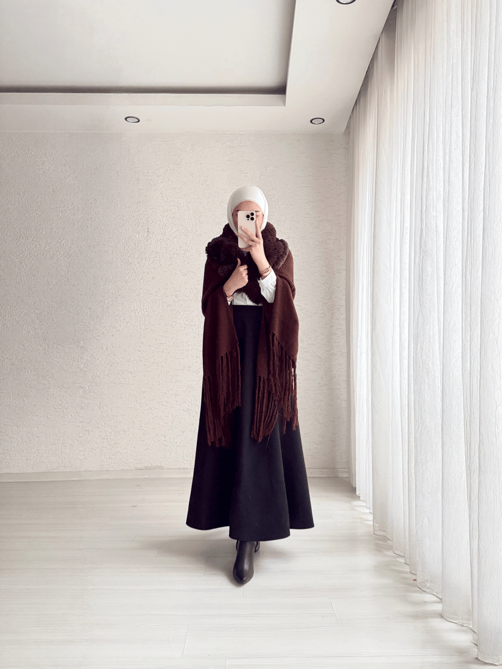 Velvet Touch Kürk Yakalı Triko