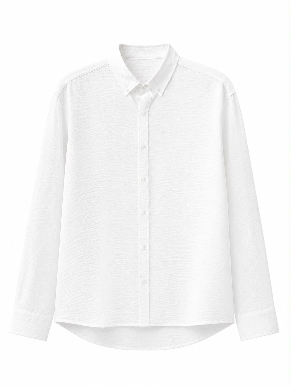 Erkek Oversize Basic Rahat Gömlek Beyaz