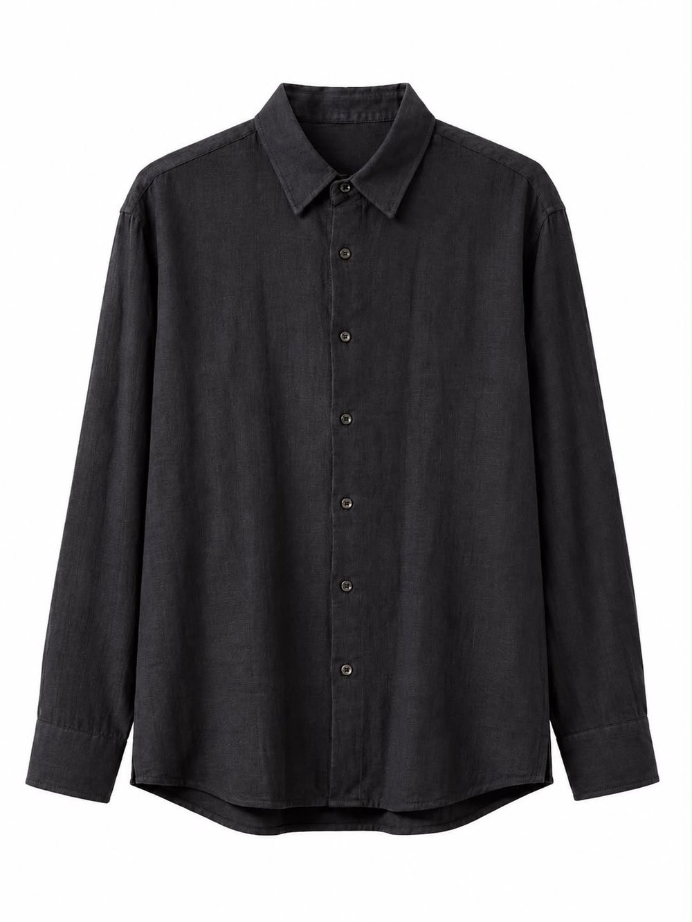 Erkek Oversize Basic Rahat Gömlek Siyah
