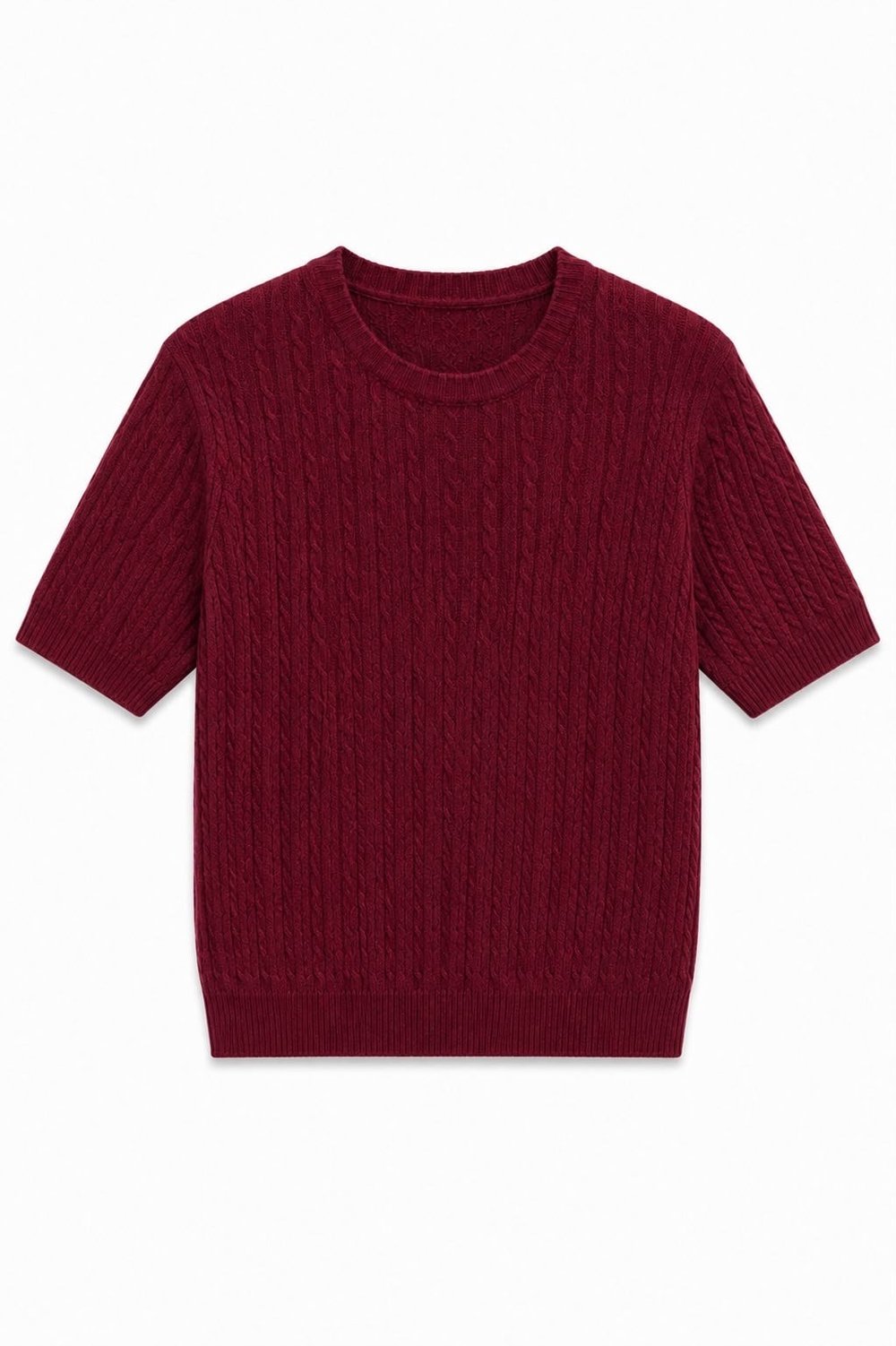 Erkek Regular Fit T-Shirt Bordo