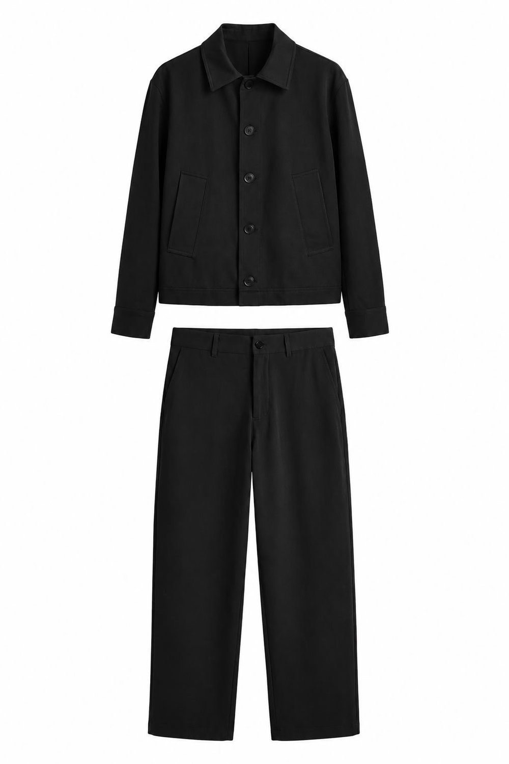 Premium Oversize Ceket Pantolon Takımı Siyah