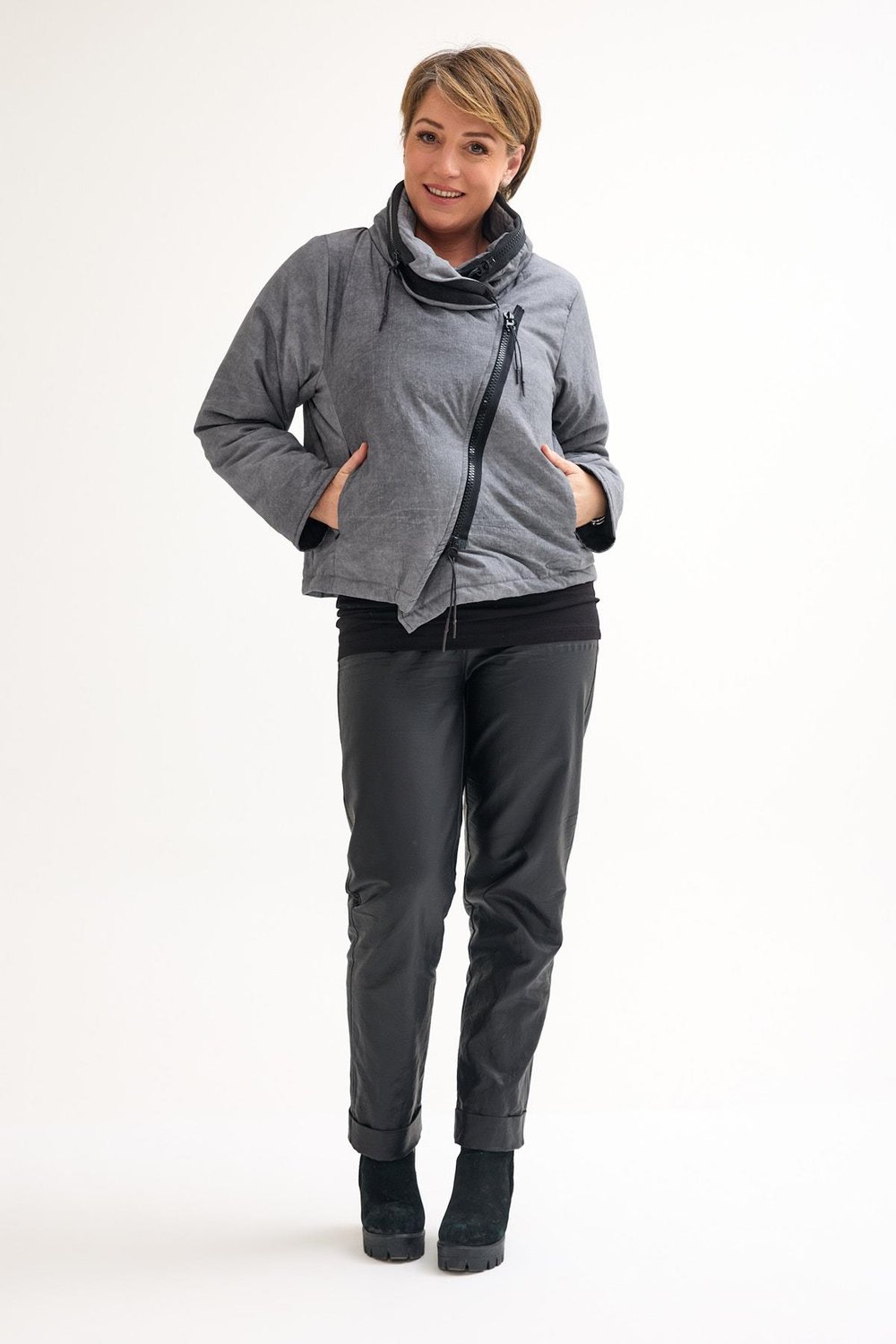 Antrachite Wool Coat