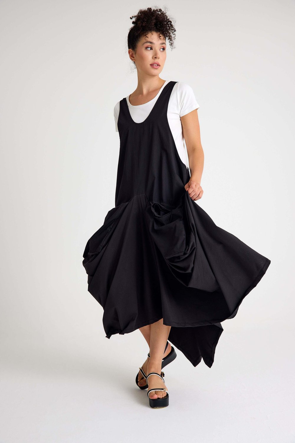 Black Cotton Dress