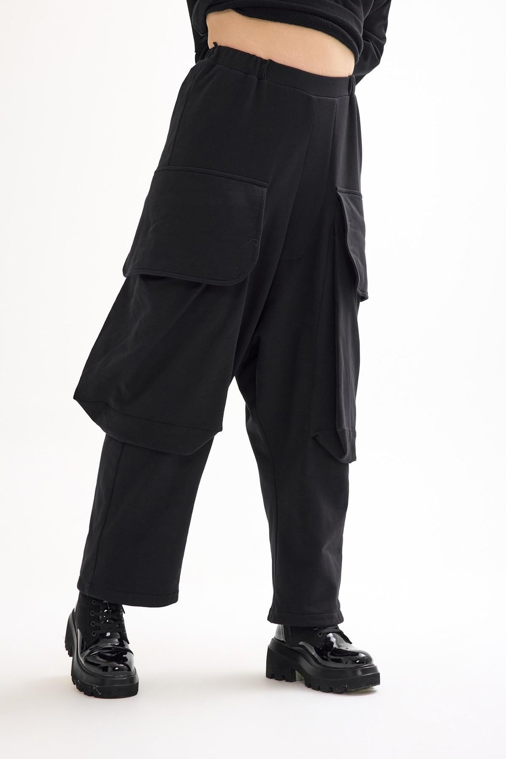Black Cotton Trouser