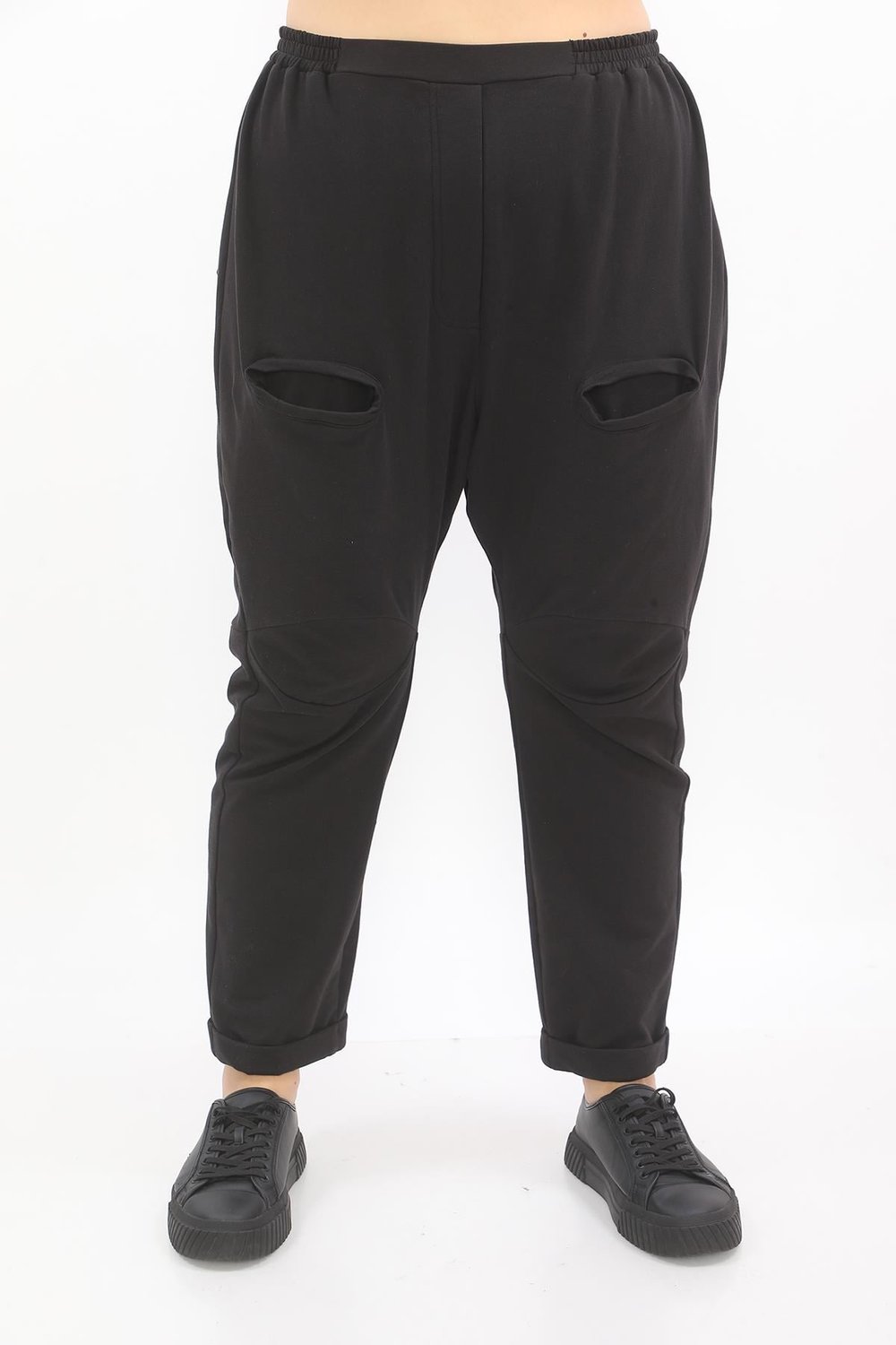 Black Cotton Trouser