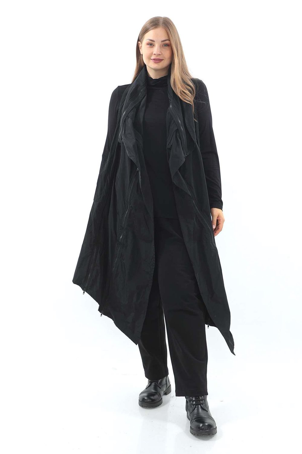 Black Polyester Vest