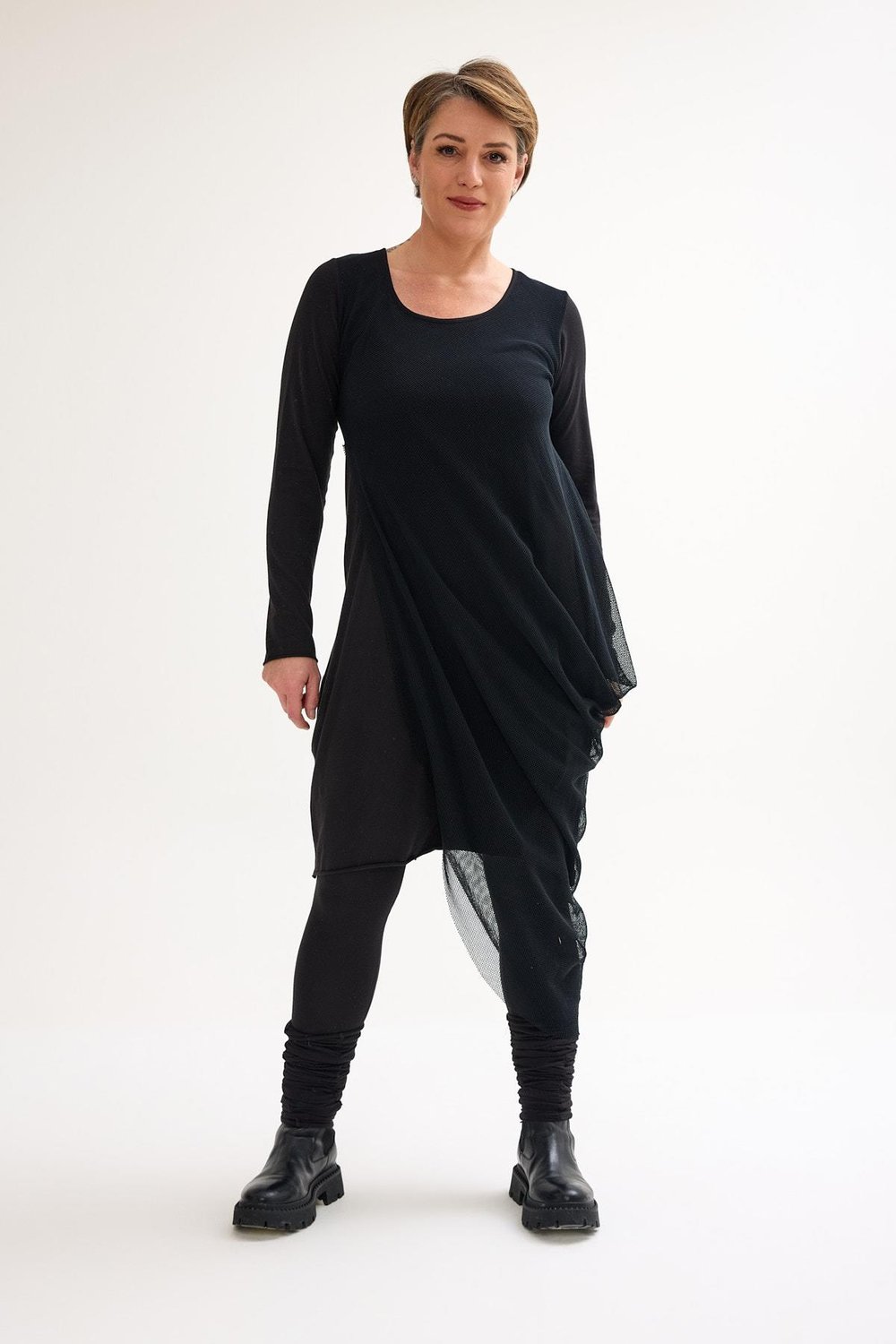Black Viscose Dress