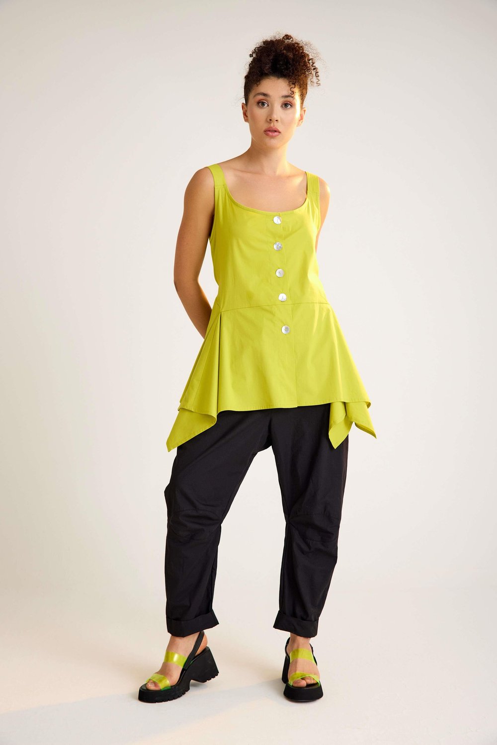 Lemon Cotton Tunic