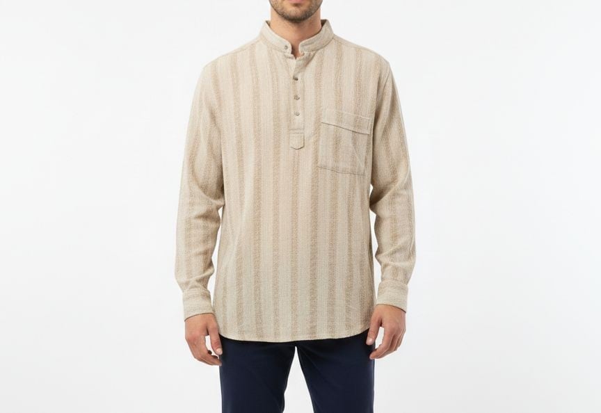 ERKEK İPEK T-Shirt (UZUN KOL)