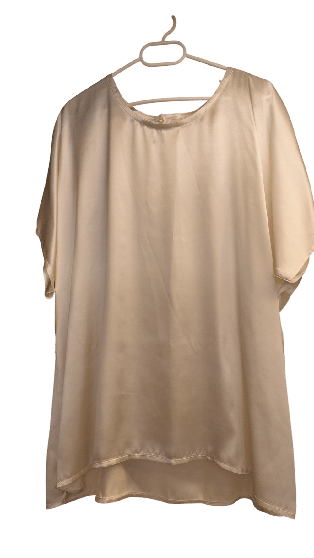 İnci Beyazı Yarasa Kol T-shirt