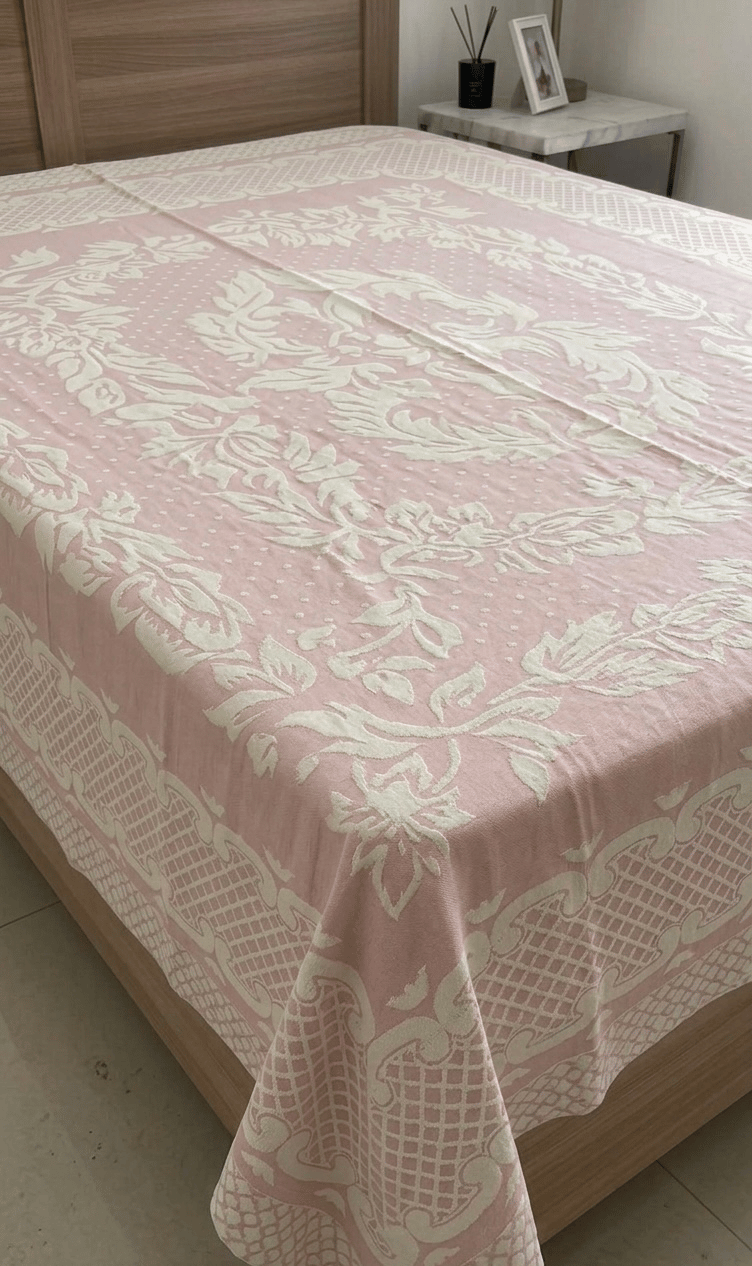 Kuş Desenli Açık Pembe Pike