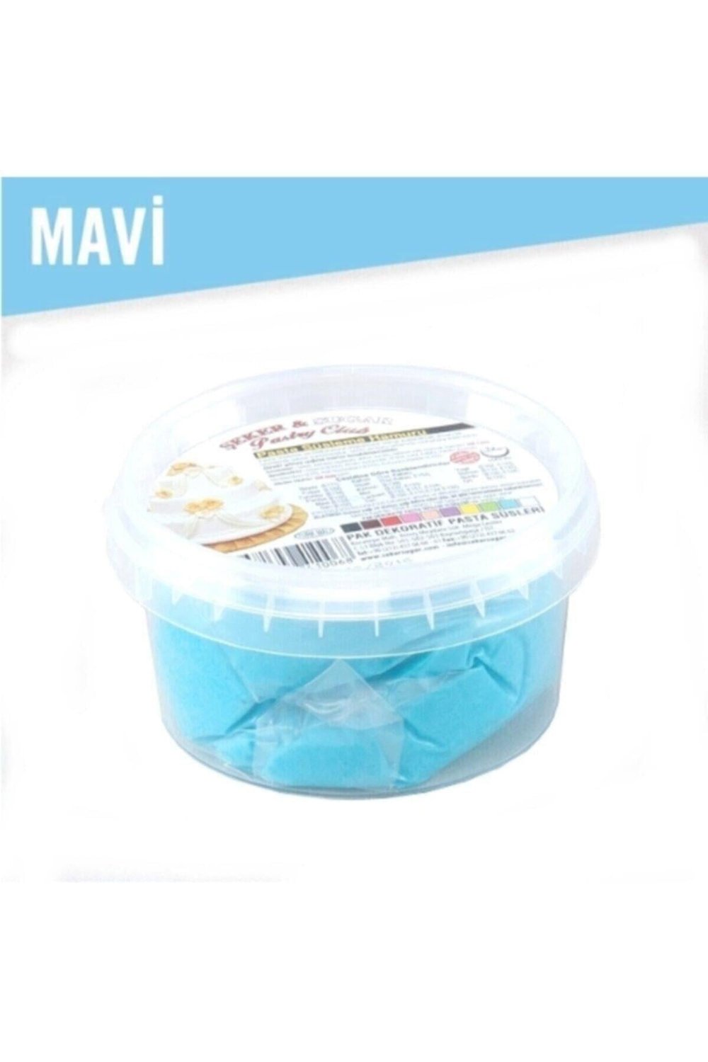 ŞEKER SUGAR HAMUR RENKLİ MAVİ