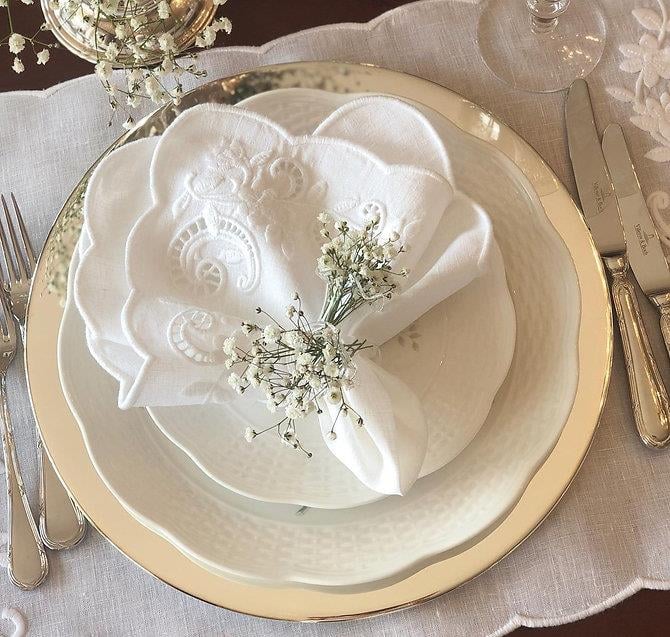 Beyaz Alexia Peçete