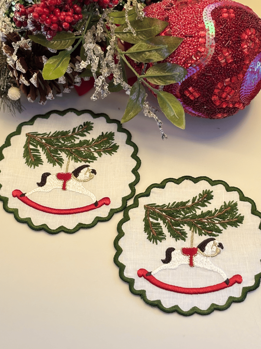 Kokteyl Peçetesi-Noel Coaster