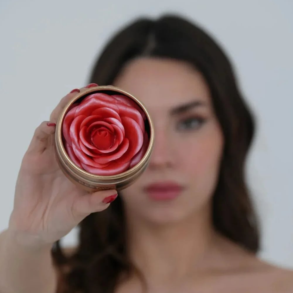 Doğal Işıltılı Gül Allık Pembe
