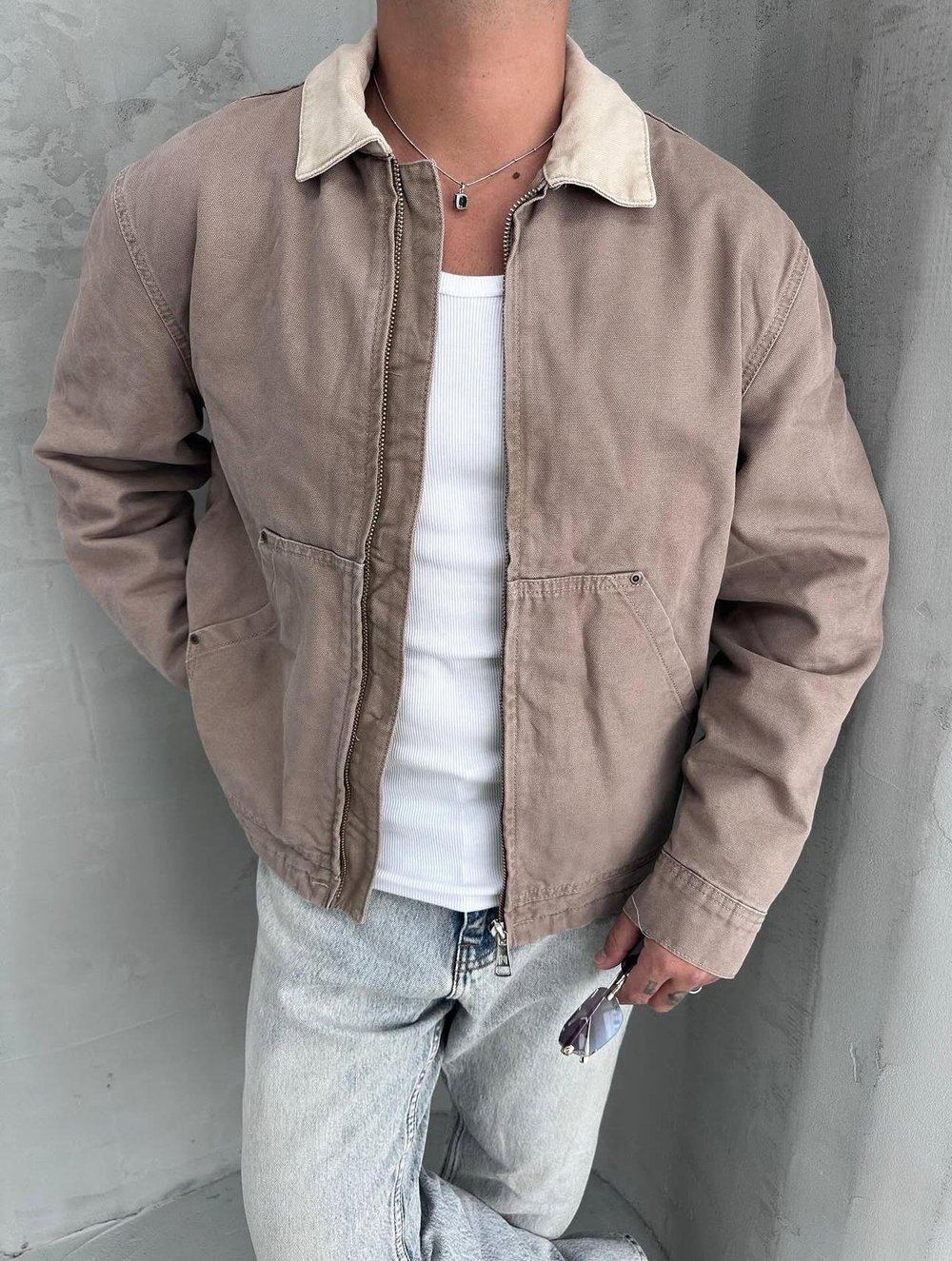 Oversize Kot Ceket Toprak