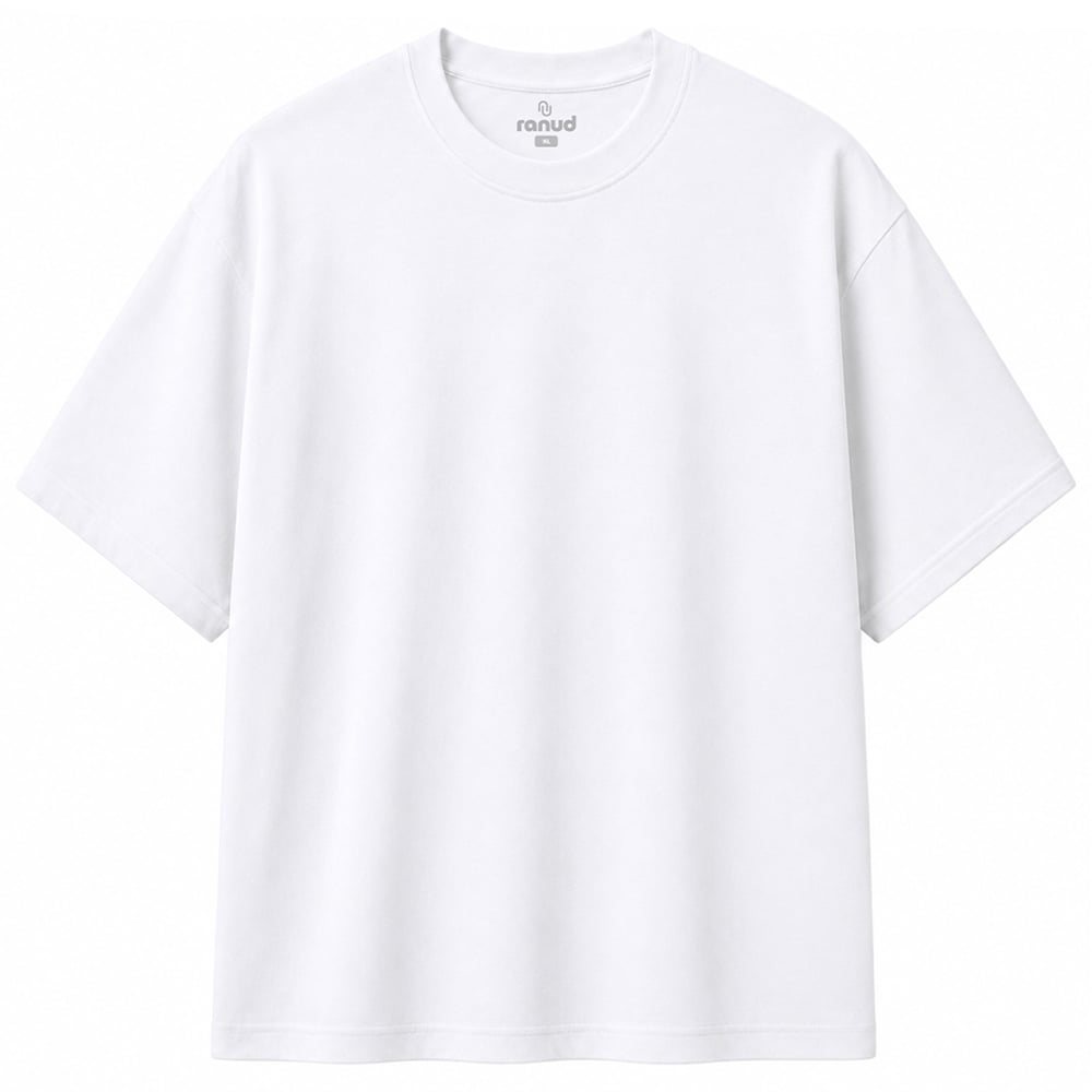 RANUD Erkek Oversize Tişört - %100 Pamuk, OEKO-TEX Sertifikalı