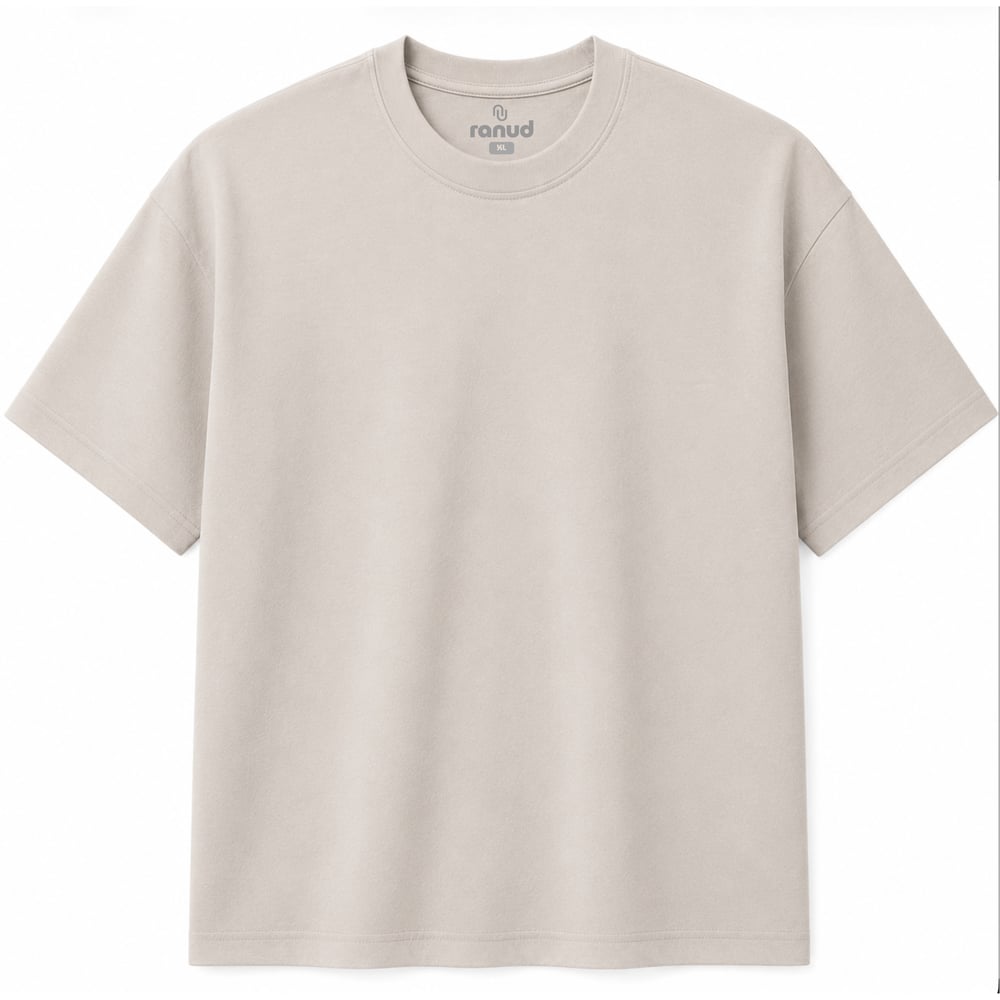 RANUD Erkek Oversize Tişört - %100 Pamuk, OEKO-TEX Sertifikalı