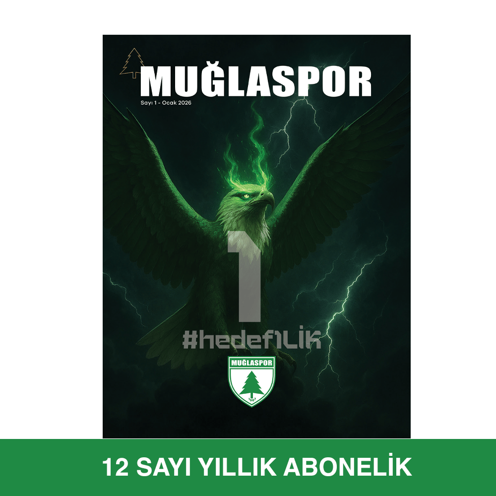 MUĞLASPOR DERGİSİ YILLIK ABONELİK 12 SAYI