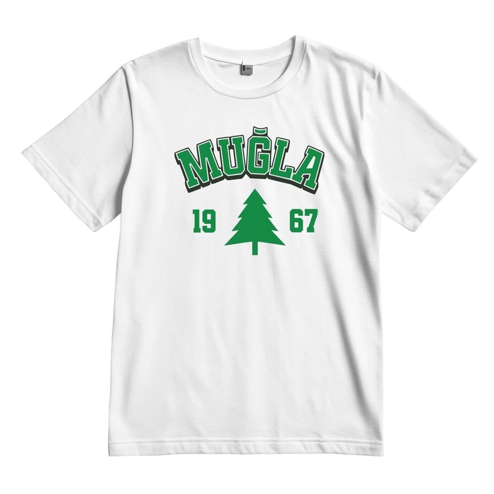 MUĞLASTORE KOLEJ 1967 BEYAZ TSHIRT