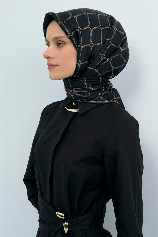 Saf İpek Sura Eşarp 9538D 84