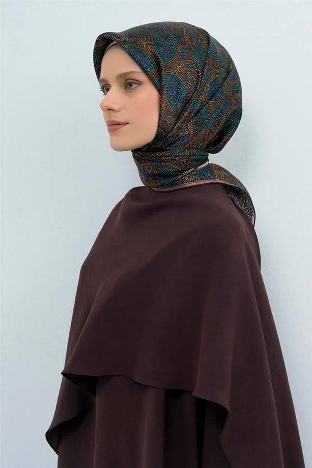 Saf İpek Sura Eşarp 9540D 04