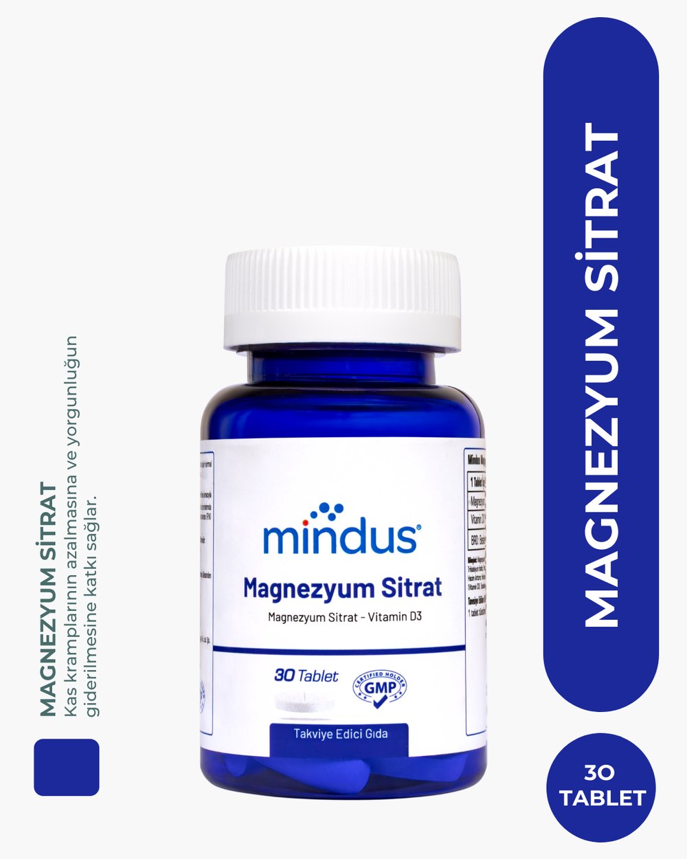Magnezyum Sitrat 30 Tablet