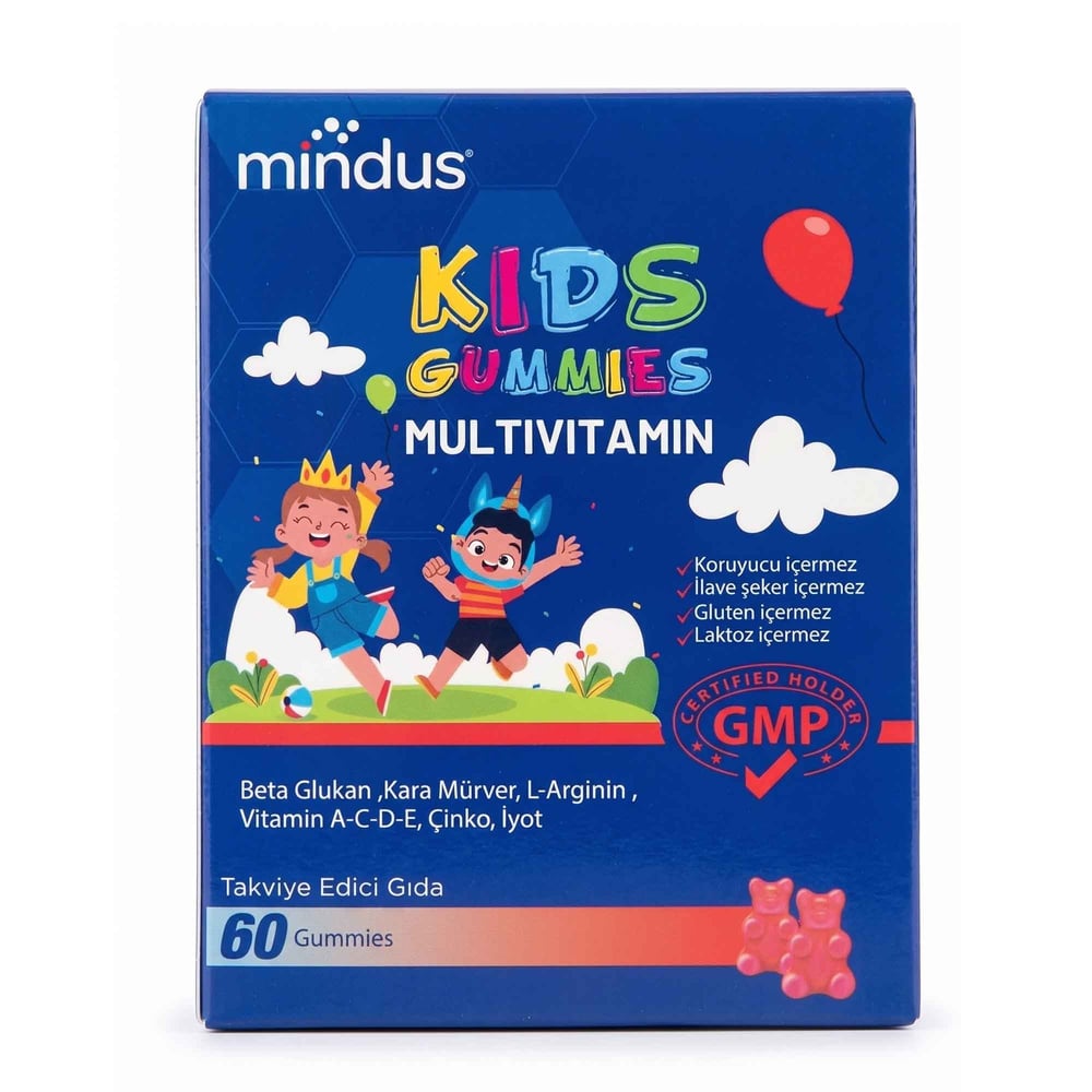 Mindus Kids Multivitamin 60 Gummies