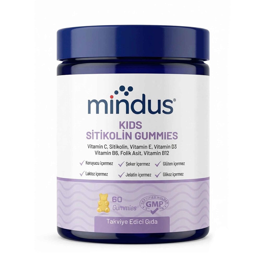 Mindus Kids Sitikolin 60 Gummies