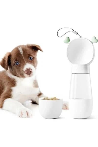 DolcePets Mama Kabı Ve Taşınabilir Suluk/Beyaz