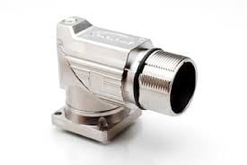 MA7RAP1202 12 position 90° rotatable receptacle, threaded, P type, counter-clockwise insert, Large Flange (28.0x28.0)
