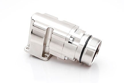 MC1NJN0800 8 position 90° fixed receptacle, threaded, male