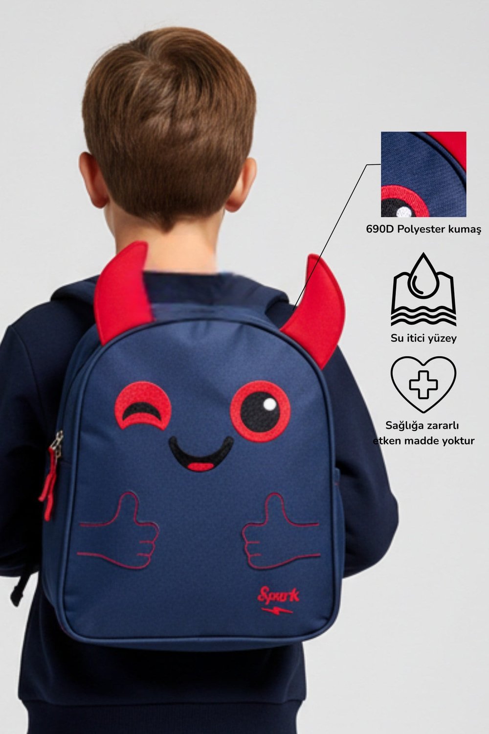 Spark Unisex Çocuk Sırt Çantası