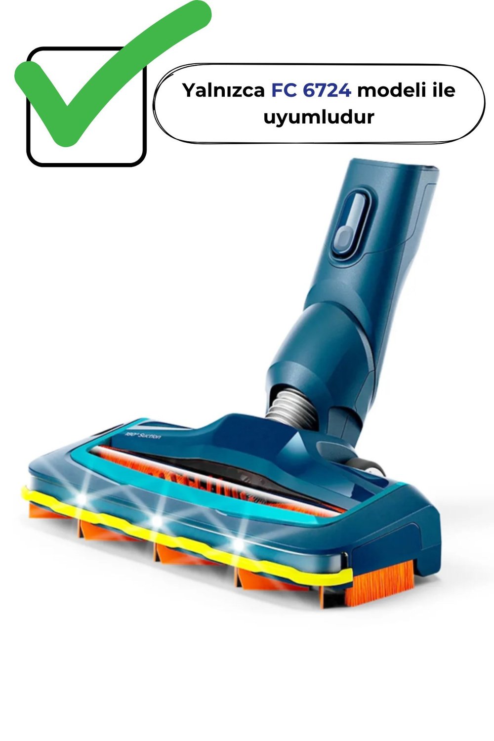 Fc 6724 Speed Pro Uyumlu Led Işıklı Süpürge Emici Başlık