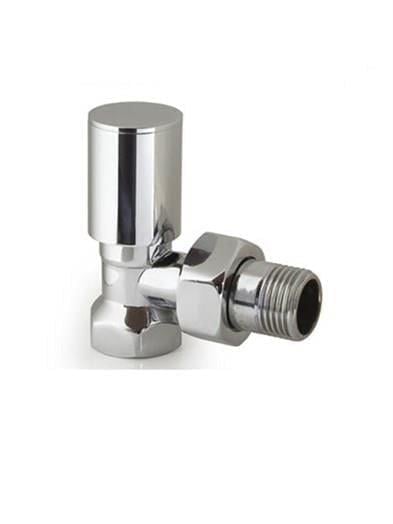 Krom Vana 1/2 Px Metal Silindir Gövdeli Radyatör-Havlupan Vanası