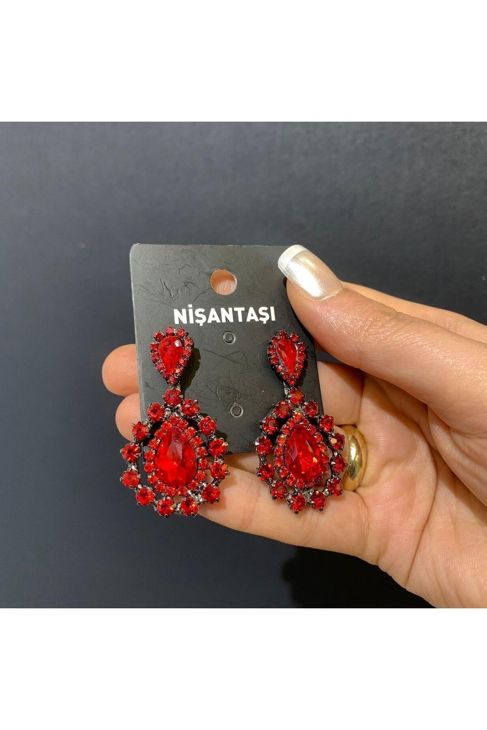 TAŞLI GELİN DÜĞÜN NİŞAN KINA NİKAH ABİYE KÜPESİ