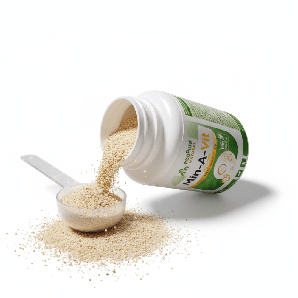 Min-A-Vit® Powder Vitamin, Mineral, Aminoasit Desteği 50g