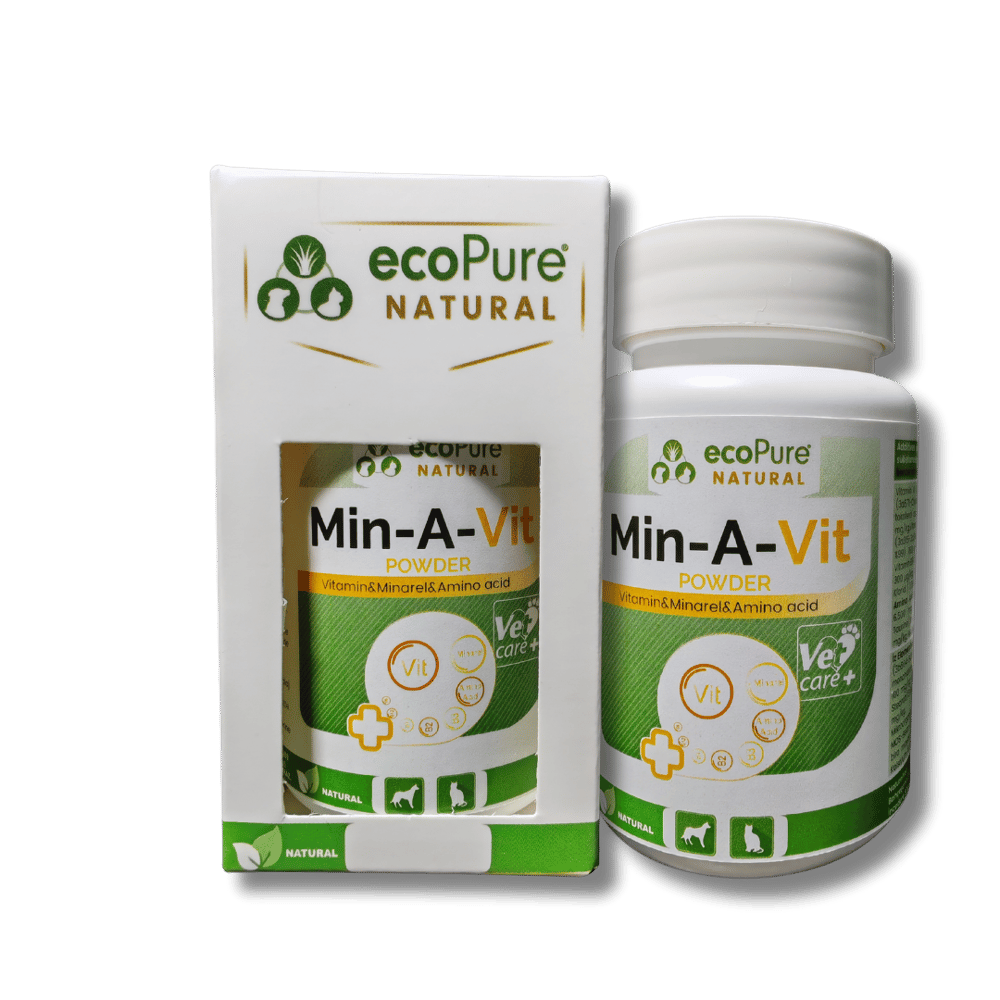 Min-A-Vit® Powder Vitamin, Mineral, Aminoasit Desteği 50g