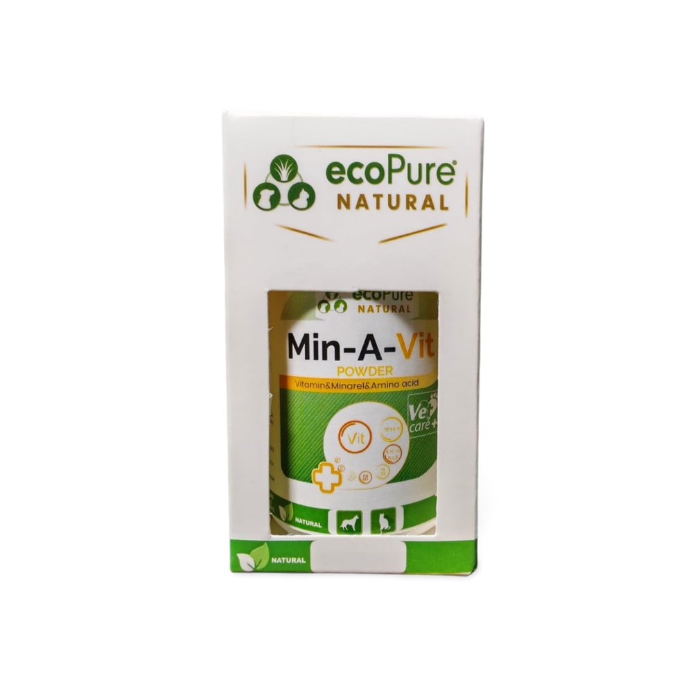 Min-A-Vit® Powder Vitamin, Mineral, Aminoasit Desteği 50g